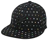 ZOO YORK - Zoo York Zoo Many Logos Men's Flat Brim Hat - Black