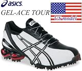 【US仕様】アシックス　GEL-ACE　TOUR　ゴルフシューズ　P017Y　ホワイト／ブラック［asics］ 26インチ