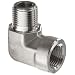 Parker Stainless Steel 316 Pipe Fitting, 90 Degree Street Elbow, NPT Male X NPT Female