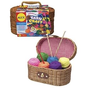 Alex Yarn Craft Kit in Carry Basket