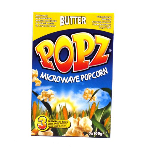 Popz Microwave Butter Popcorn 300g