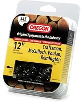 Oregon 12-Inch Semi Chisel Chain Saw Chain Fits Craftsman, McCulloch, Poulan, Remington #S45