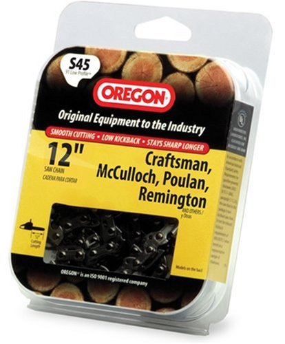 Cheap Oregon 12-Inch Semi Chisel Chain Saw Chain Fits Craftsman, McCulloch, Poulan, Remington S45