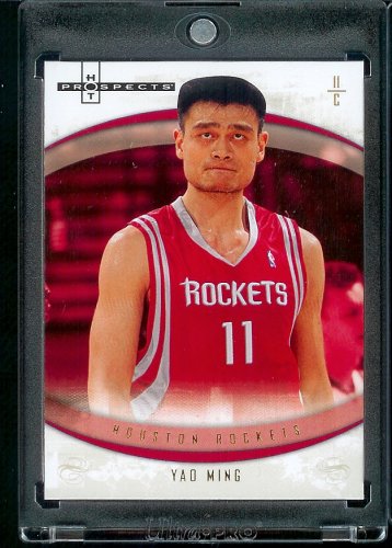 2007-08 Fleer Hot Prospects # 10 Yao Ming Houston Rockets Basketball Card