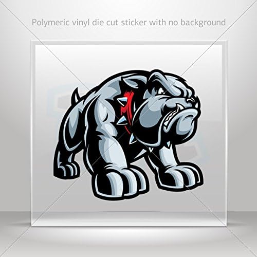 Decal Sticker Angry Bulldog Growling Motorbike Vehicle Weatherproof Garage car Bicycle 0500 XX898