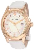 Versace Women's 20Q80SD497 S001 Master Mother-Of-Pearl Rose-Gold Plated Date Watch