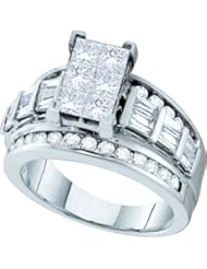 1.0CTW LADIES DIAMOND INVISIBLE RING