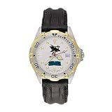 San Jose Sharks Mens NHL All-Star Watch (Leather Band)