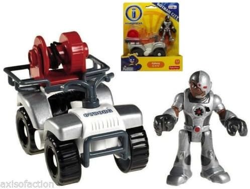 Fisher Price Imaginext DC Gotham City Cyborg &amp; ATV NIP