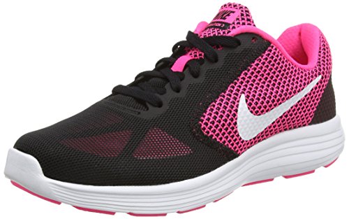 Nike Women's Revolution 3 Running Shoe (8, Hyper Pink/White/Black)