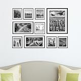 私の家族 1 セットの街 3 D 写真壁デカール画像絵画組み合わせステッカー ホームの壁の装飾