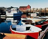 Boats at Rockport,20 in. x 16 in.