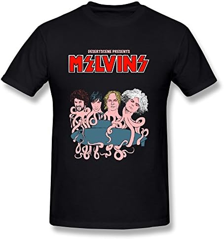Haoyuntixu Men's The Melvins T Shirts Large Black