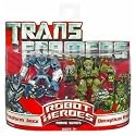 Transformers Movie Hasbro Robot Heroes Figure 2-Pack Protoform Jazz & Decepticon Brawl [Devastator]