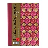Markings by C.R. Gibson Large Paper Flex Journal - Pink Medalions (MGF92-10134AZ)