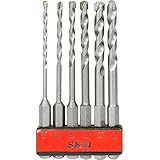 SK11 六角軸 コンクリートドリルセット 6本組 3.0・3.4・4.3・5.0・6.0・6.4mm SICD-1