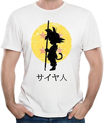 Mens Looking For The Dragon Balls Saiyan Round Neck Tshirts Family