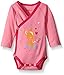 Zutano Baby Girls' Flower Fawn Screen L/s Wrap Body
