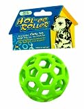 JW Pet Company Hol-ee Roller Dog Toy, 3.5-Inches (Colors Vary)