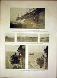 Sontay Ship Boat Italian Military Japanese French Print