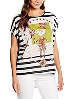 Purple Jam Camiseta Manga Corta (Negro / Blanco)