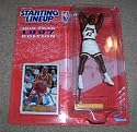 1997 - Kenner - Starting Lineup - 10th Anniversary - NBA - Jerry Stackhouse #42 - Philadelphia 76ers - Vintage Action Figure - w/ Topps Trading Card - Limited Edition - Collectible