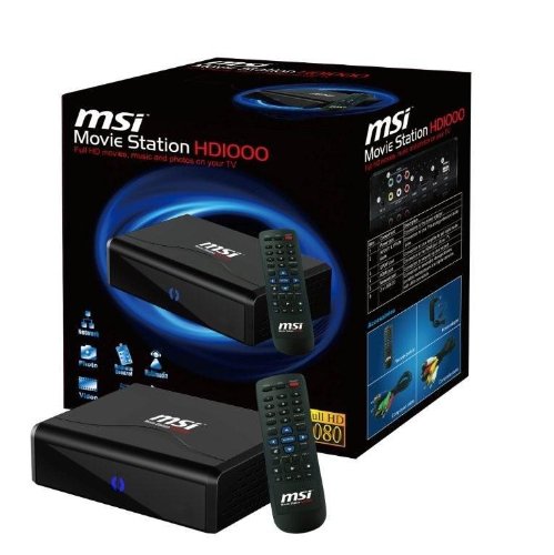 MSI MP-HD1000-010R Movie Station HD1000 (Full HD, HDMI, USB 2.0)