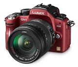 Panasonic Lumix DMC GH1KEG9R Systemkamera (12 Megapixel, 7,6 cm Display, LiveView, Full HD) rot Systemkamera