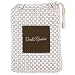 DwellStudio Baby Squares Fitted Crib Sheet, Dove Grey