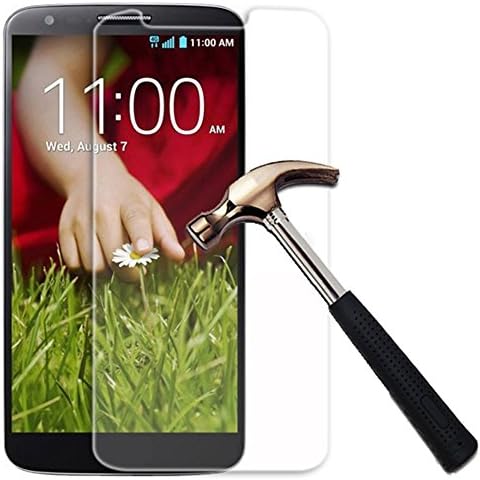 For LG G2 Tempered Glass Screen Protector Scratch Free Ultra Clear HD Screen Guard,ANTI-SHATTER,Easy to install (For LG G2)