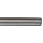 Alvord Polk 155-S-01 High-Speed Steel Taper Pin Reamer Set, Straight Flute, Uncoated Finish, 11-Piece, #0 - #10 Taper Pin Sizes in Wood Case