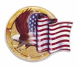 IMAGE OF American Flag with Eagle Cake Topper PopTop
