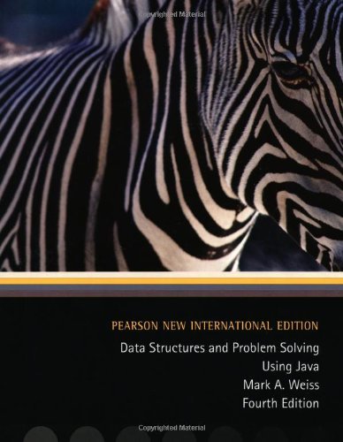 Data Structures and Problem Solving Using Java by Weiss, Mark A. (2013) Paperback