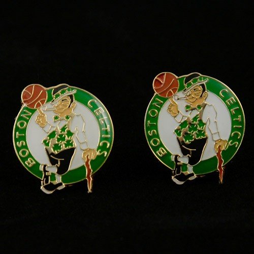Boston Celtics Team Post Earrings