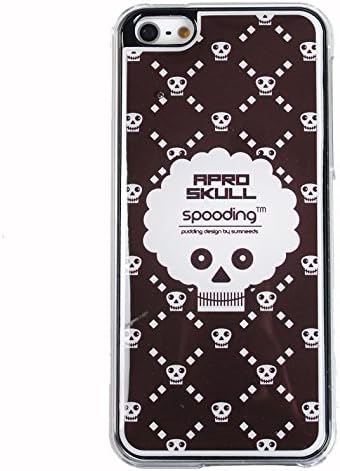 [Apro Skull Brown] ip5 Spooding Cushion Aroma [Scent] Rigid Case Cover [Soft Grip] For Apple iphone 5/5s