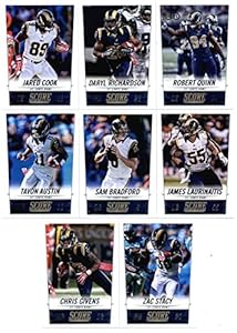 2014 Score Football Card Veterans Team Set - St. Louis Rams (8 Cards)