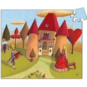 Queen Of Hearts Silhouette Puzzle by Djeco