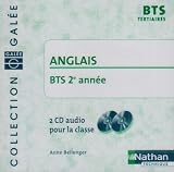 Anglais Bts 2 Annee Tertiaires 2 CD Audio pour la Classe 2008