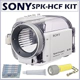 Sony SPK-HCF Underwater Handycam Sports Pack for DVD Camcorders + Accessory Kit