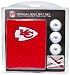 Nfl Golf
NFL Kansas City Chiefs Embroidered Golf Towel (3 Golf Balls/12 Tee Gift Set)
