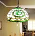 Green Bay Packers Stained Glass Hanging Lamp