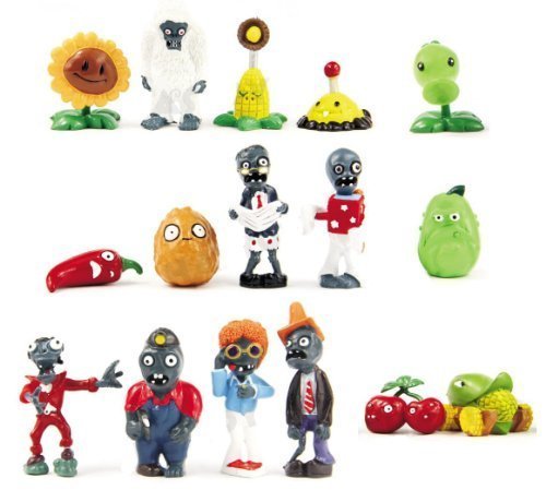 Rebirth 16x Plants Vs Zombies Toys Series Game Role Figure Display Toy PVC