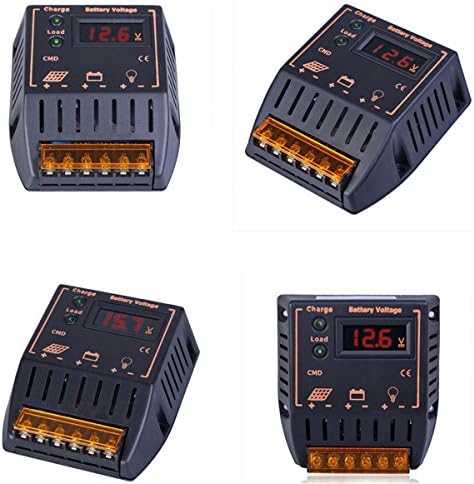 LCD 5/10/15/20A Autoswitch Solar Panel Battery Regulator Charge Controller 12V/24V