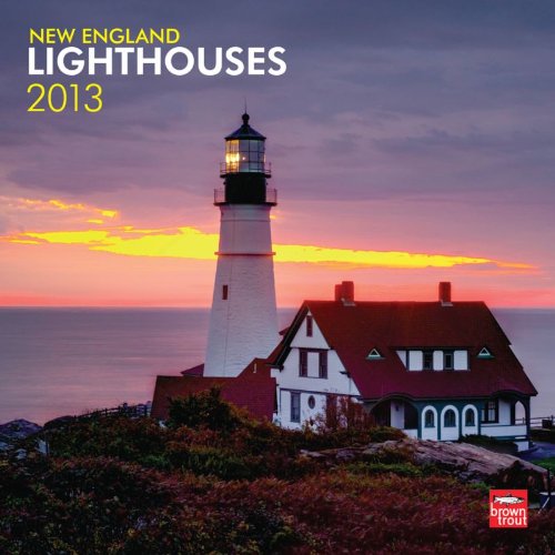 New England Lighthouses 2013 Square 12X12 Wall