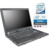 Lenovo ThinkPad T61 6465-9TU 15.4-Inch Laptop (2.1 GHz Intel Core 2 Duo T8100 Processor, 1 GB RAM, 120 GB Hard Drive, XP Pro)
