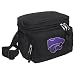 K-State Logo Lunch Box Cooler Bag Insulated Kansas State University - Top Quality Unique Lunchbox or Sophisticated Black Travel Bag - OFFICIAL NCAA COLLEGE LOGO Merchandise