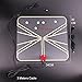 HitCar Ultra-Thin Indoor HOME HDTV Digital TV ISDB ATSC DVBT VHF UHF TV Antenna (50 Mile Range)