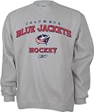 Columbus Blue Jackets Stacked Logo Crewneck Fleece Sweatshirt