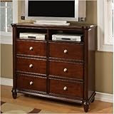 Ethan Media Chest in Brown Cherry