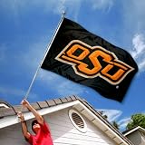OSU Oklahoma State Cowboys University Large College Flag